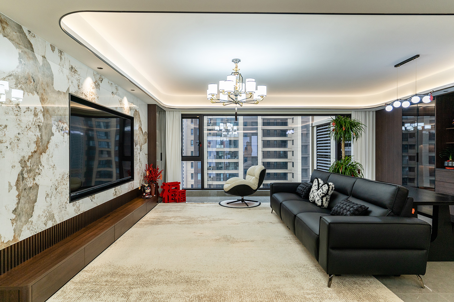 株洲家博整建发央著142㎡ 新中式风格装修赏析