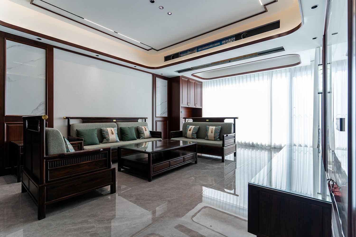 株洲家博整装中海国际180㎡ 新中式风格装修赏析