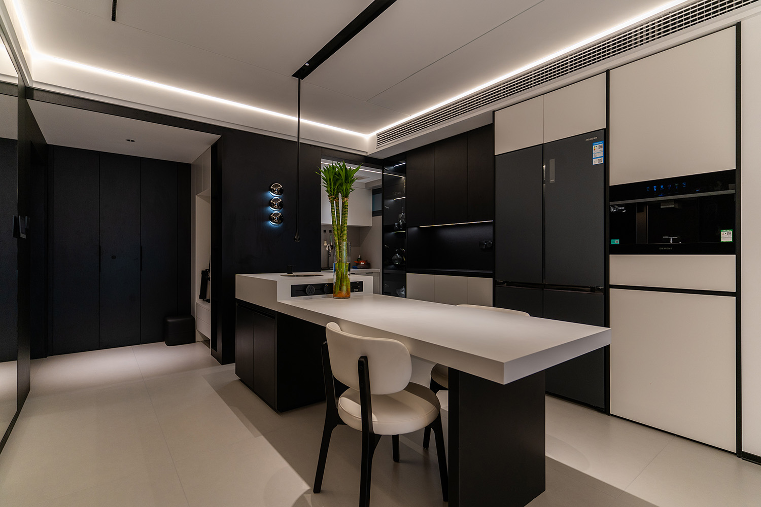 株洲家博整装建发缦云143㎡意式简约风格装修赏析